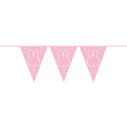 Ligne drapeau PE Miffy bébé Rose 10m