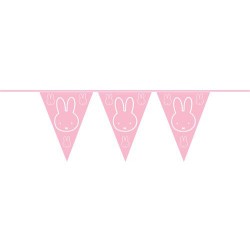 Vlaggenlijn PE Nijntje baby Roze 10m