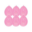 Ballons 6 pcs Fille / Miffy 30cm