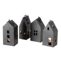 Boltze Home Lanterne Bryne House 6x8xh17cm métal noir