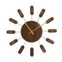 Dijk Natural Collections Horloge métal Ø60x4cm marron