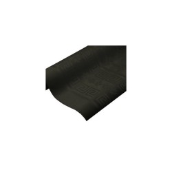 Papier damassé noir 1,20x8m