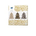 Duni Serviettes Wild Xmas Trees 33x33cm 20 pièces dans l'emballage