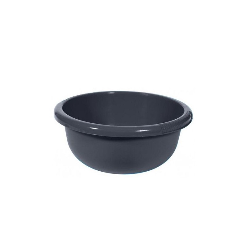 Curver Cuve à vaisselle ronde 6,3 litres anthracite diamètre 32x14cm