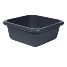 Curver Bol à vaisselle carré 6 litres anthracite 29x29x12cm