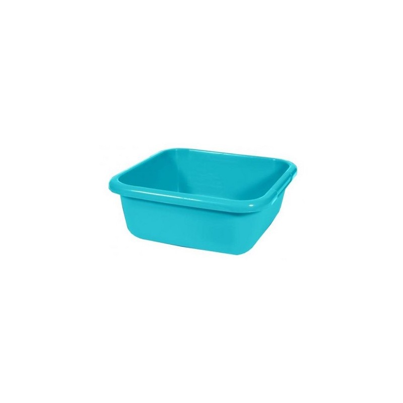 Curver Cuve à vaisselle carrée 15 litres molokai bleu 39x39x15cm