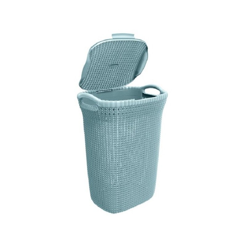 Curver Knit wasbox 57 liter misty blue 43x34xh61cm