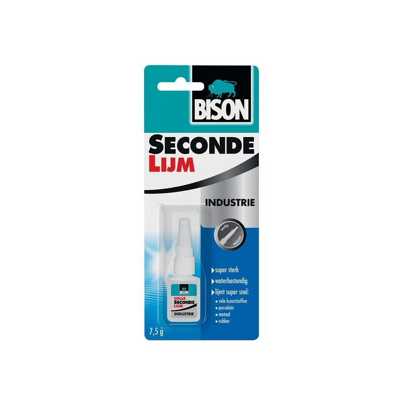 Bison secondelijm industrie 7,5 gr
