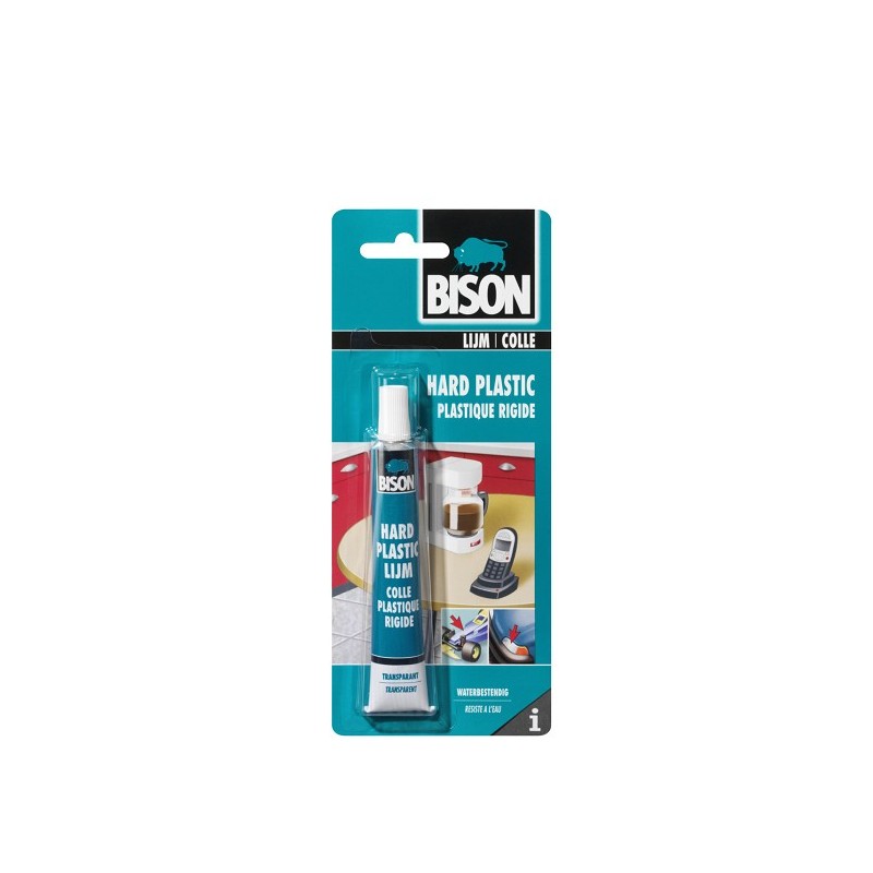 Bison hard plastic lijm 25 ml