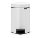 Brabantia pedaalemmer newicon 3 ltr wit met kunststof binnenemmer