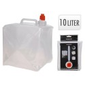 Réservoir d'eau pliable 10 litres adapté à l'eau potable avec robinet et pliable