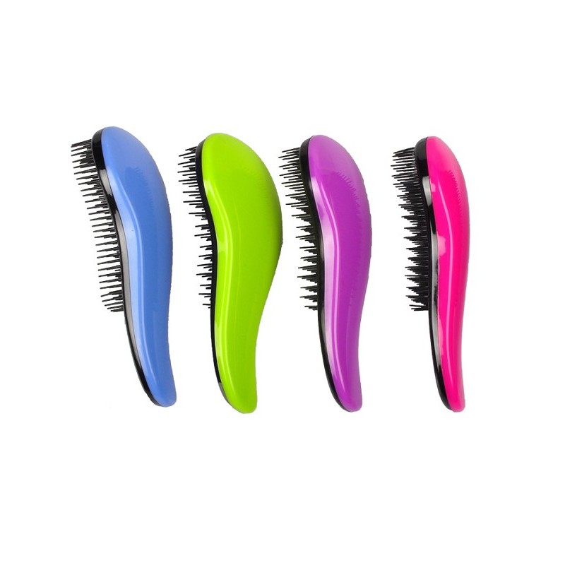 Brosse à cheveux démêlante démêlante 18cm. couleur assortie