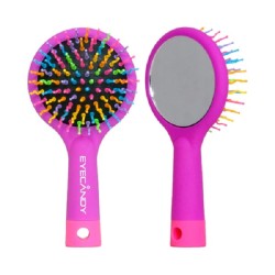 Haarborstel Rainbow Volume Brush met spiegeltje