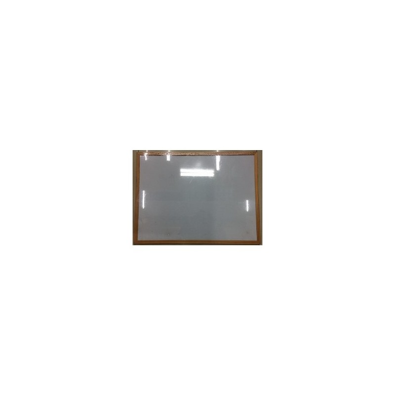 Tableau blanc 40x60cm avec bord en bois