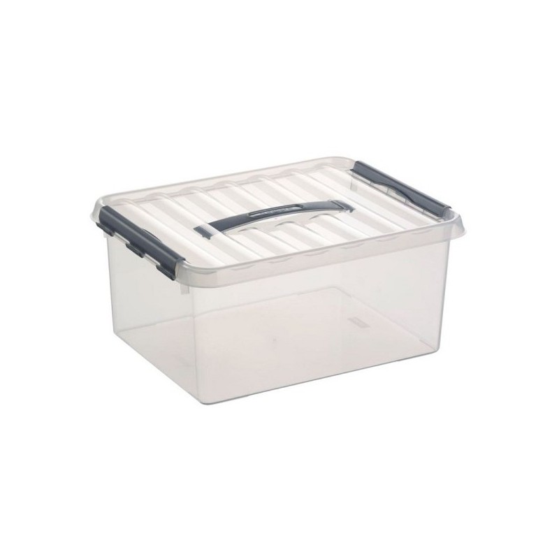 Sunware Q-line boîte de rangement transparente 15 litres 40x30x18cm