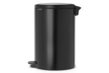 Brabantia Poubelle à pédale newicon 30L Noir mat