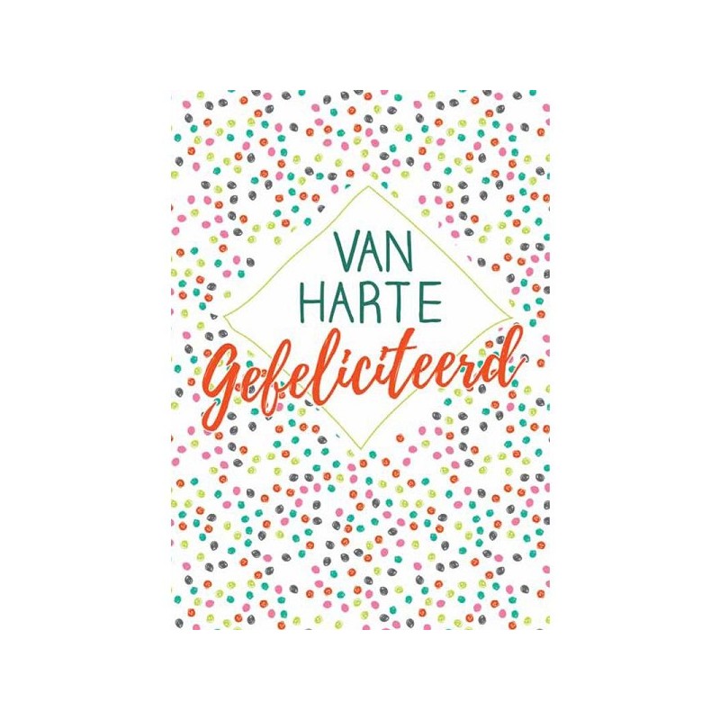 Wenskaarten TREND TEKSTEN pakje a 10 stuks met envelop