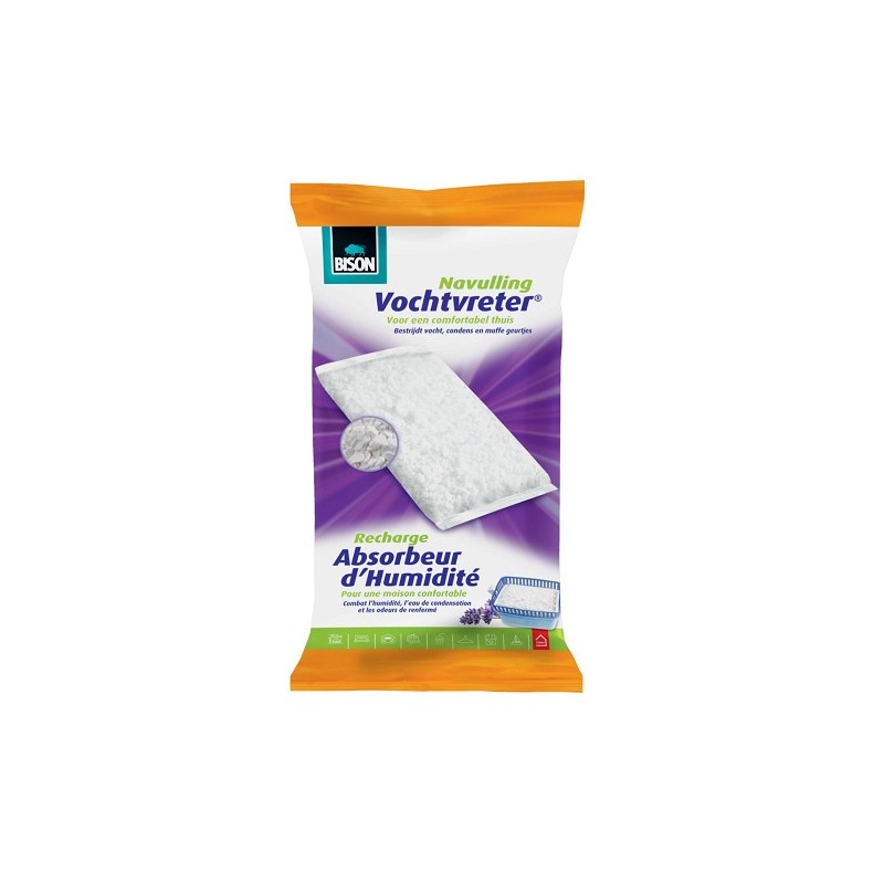 Bison Recharge Absorbeur d'Humidité 1kg lavande