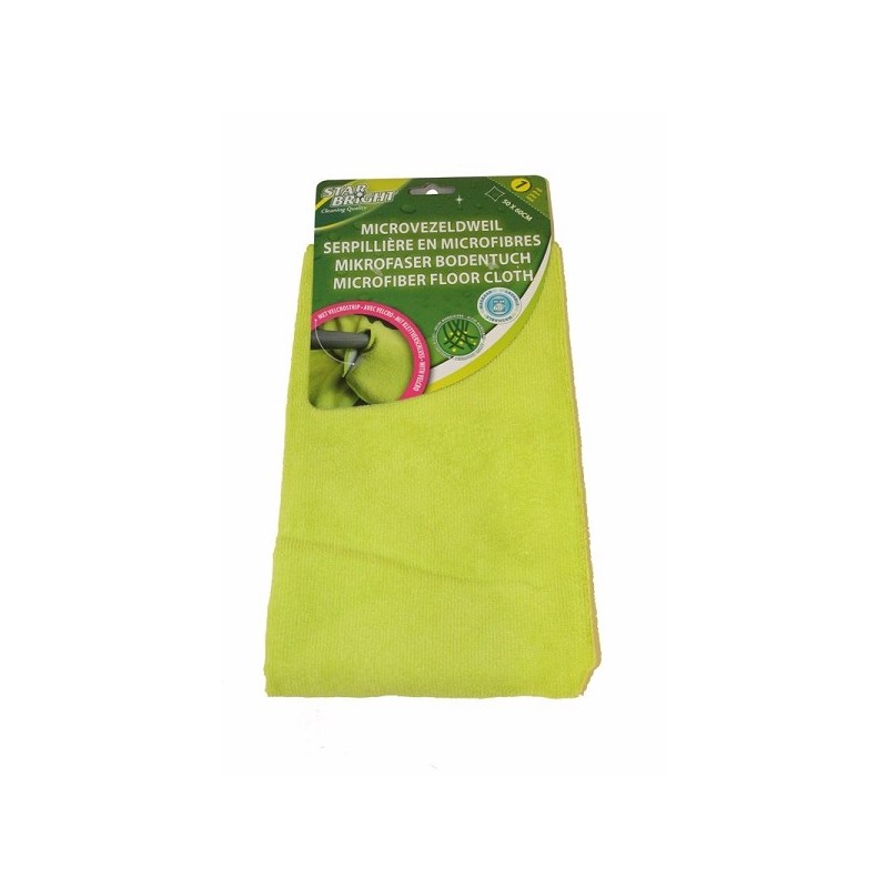 Starbright Microvezel dweil met velcro groen 50x60cm