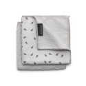 Brabantia Chiffons de nettoyage en microfibre 2 pièces gris clair 30x30cm