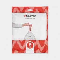 Sacs poubelle Brabantia perfectFit 5 litres B distributeur pack 40 sacs