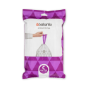 Sacs poubelle Brabantia perfectFit 10-12 litres C pack distributeur 40 sacs