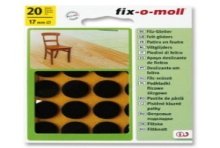 Fix-o-moll Viltglider vloerbeschermer dia17mm pak a 60 stuks