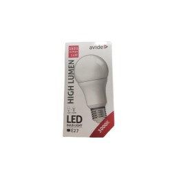 Avide Lampe globe LED E27 14W 3000K blanc chaud 1521 lumen A+
