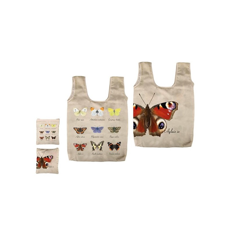 Esschert Design Opvouwbare tas vlinder verzameling