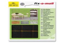 Planeur en feutre Fix-o-moll 22x22mm 48 pièces marron