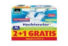 Bison vochtvreter magneet navulling 2+1 gratis