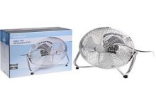 Vloer ventilator Ø30cm 50W chroom 3 snelheden