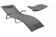 Calypso opvouwbaar ligbed metaal/textilene 173x63x65cm