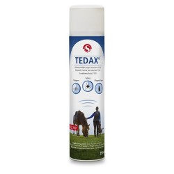 Tedax afweermiddel spray tegen insecten zoals muggen, steekvliegen, dazen en teken geschikt voor op de huid ook voor paarden en 