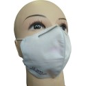 Masques bucco-nasaux FFP2 modèle KN95 avec pince-nez (lavable) en sachet zip-lock avec 10 masques certifiés