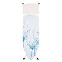 Brabantia strijkplank C 124x45cm Cotton Flower met stoomunithouder