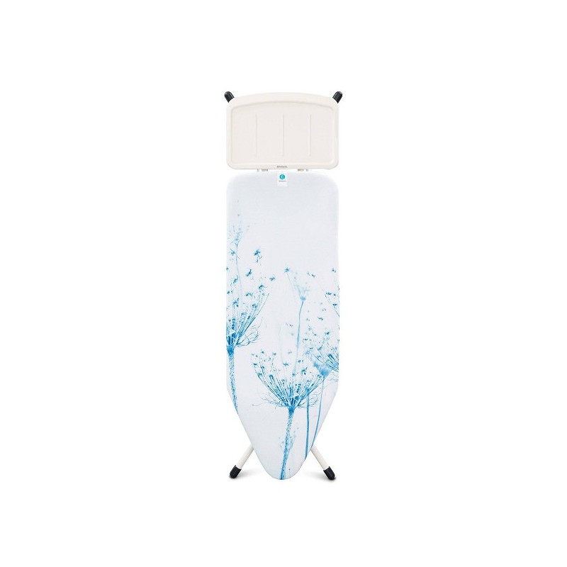 Brabantia strijkplank C 124x45cm Cotton Flower met stoomunithouder