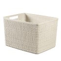 Curver Panier en Jute L 20 litres Blanc cassé 36x28x23cm