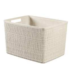 Curver Jute Mand L 20 liter Offwhite 36x28x23cm