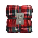 Plaid polyester flanel ruit 150x200cm