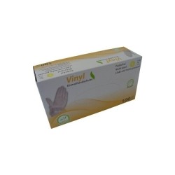 Medi-Inn® 100 Gants Vinyle Sans Poudre "Confort" S