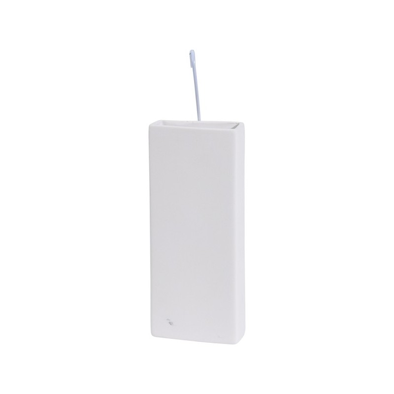 Waterverdamper porselein blanco 20x8x3,5cm