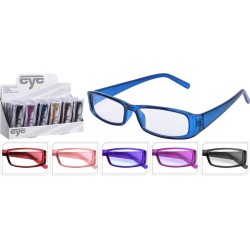 Leesbril verkrijgbaar in diverse kleuren op sterkte van + 1 tot +3