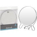 Miroir de maquillage grossissant 2x Ø16cm