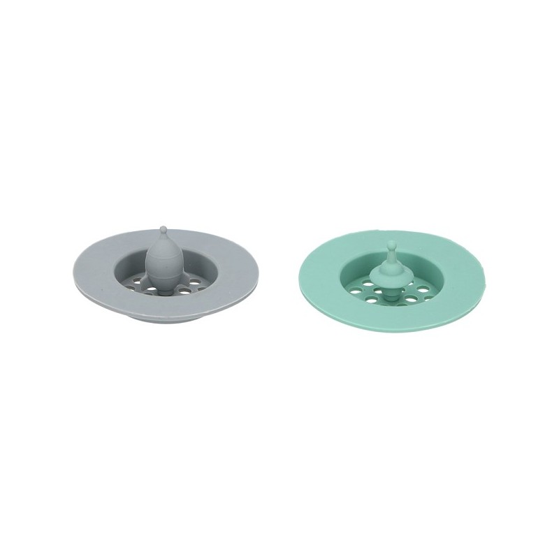 Crépine d'évier silicone 2 pièces Ø6,7cm