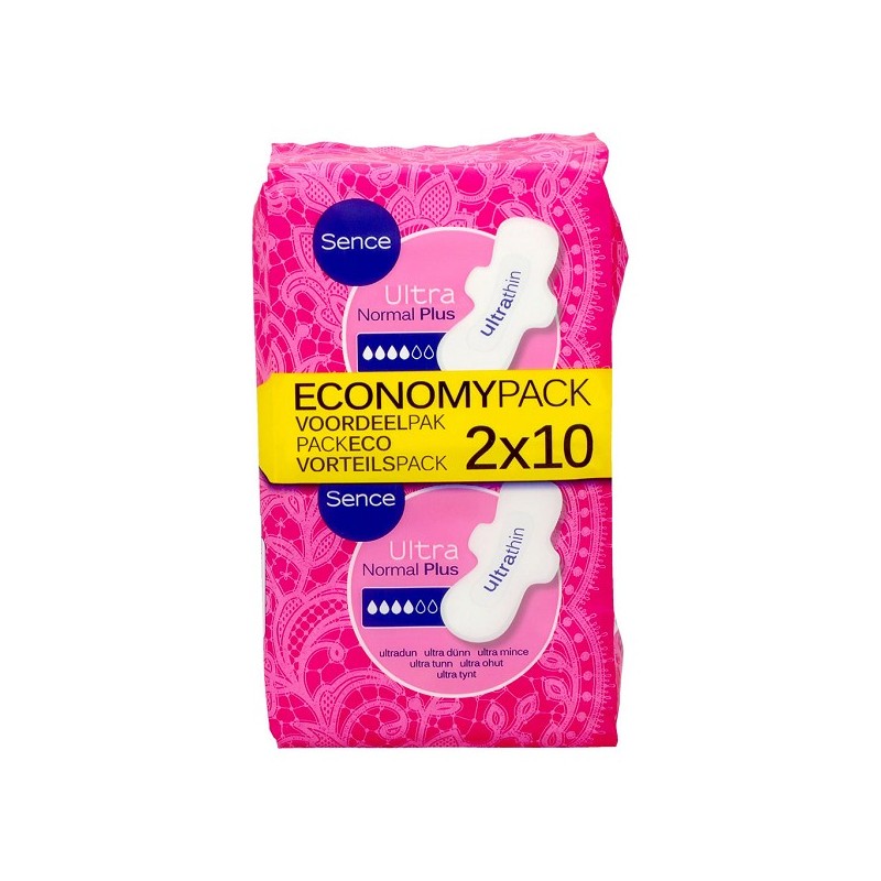 Sence Maandverband Ultra Normal plus 2x10pcs voordeelpak