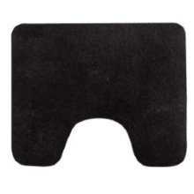 Tapis de toilette Caen 60x50cm noir