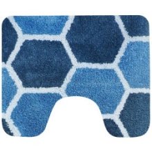 Tapis de toilette Rennes 60x50cm bleu