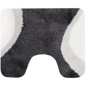 Metz Tapis de toilette 60x50cm gris