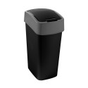 Curver Flip Bin poubelle paisible 50 litres 65x38x29cm